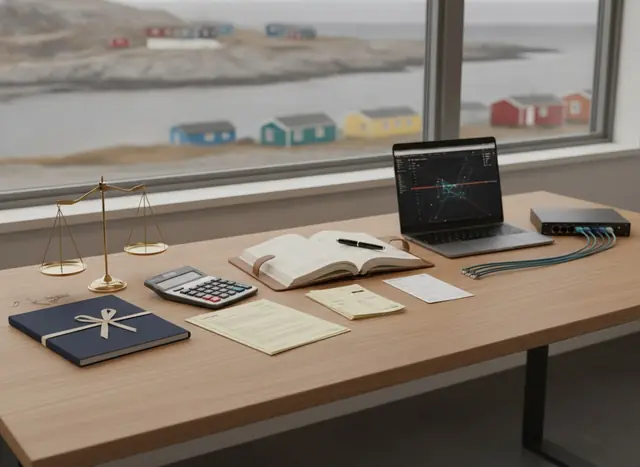 A shared workspace representing legal, tax, bookkeeping and IT services